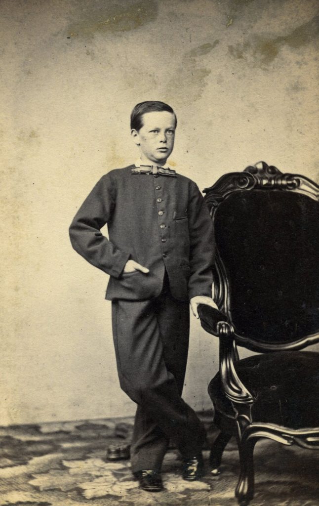 A circa 1862 “carte de visite” format photograph of Edwin S. Farmer, the last of three generations in his family to reside at 1173 Massachusetts Avenue.